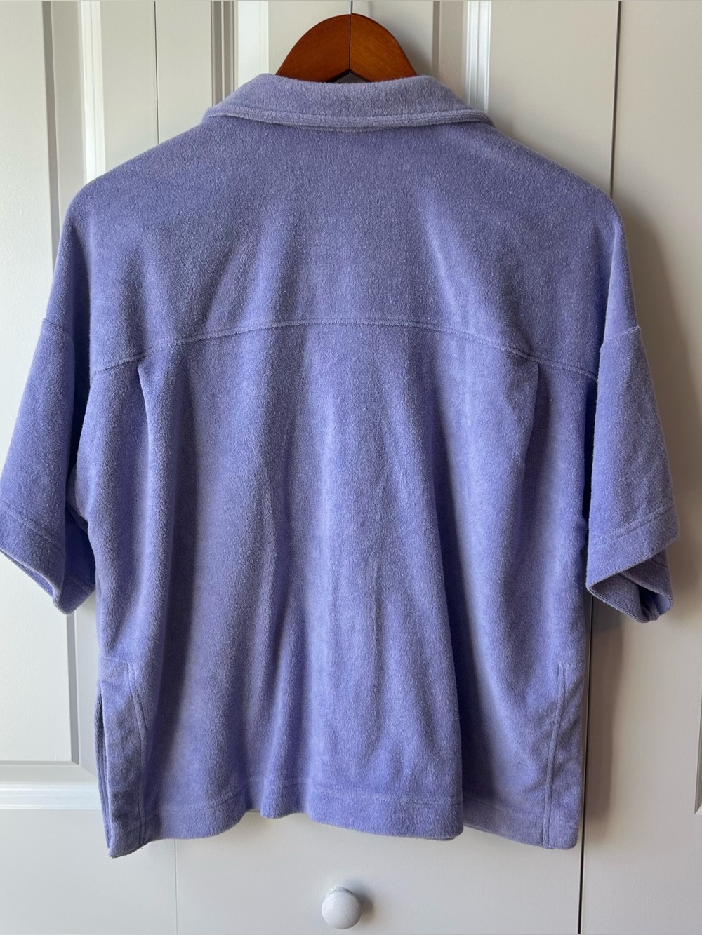 💜 Anthropologie Set
Button-Up Shirt Size XXS 
Shorts Size Medium Lilac ✨ - Picture 3 of 8